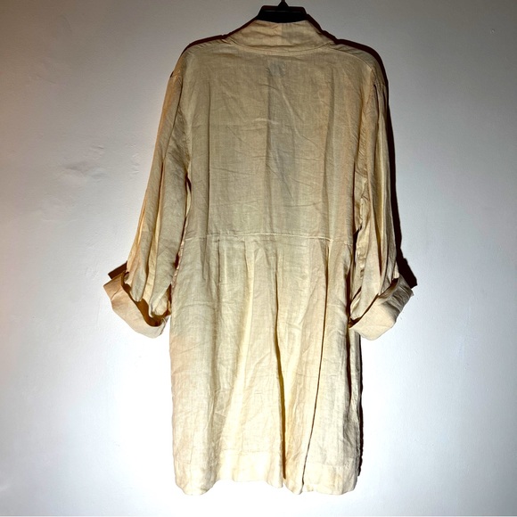 Completo Lino by Arthurio flax linen tunic with pockets - Picture 3 of 5